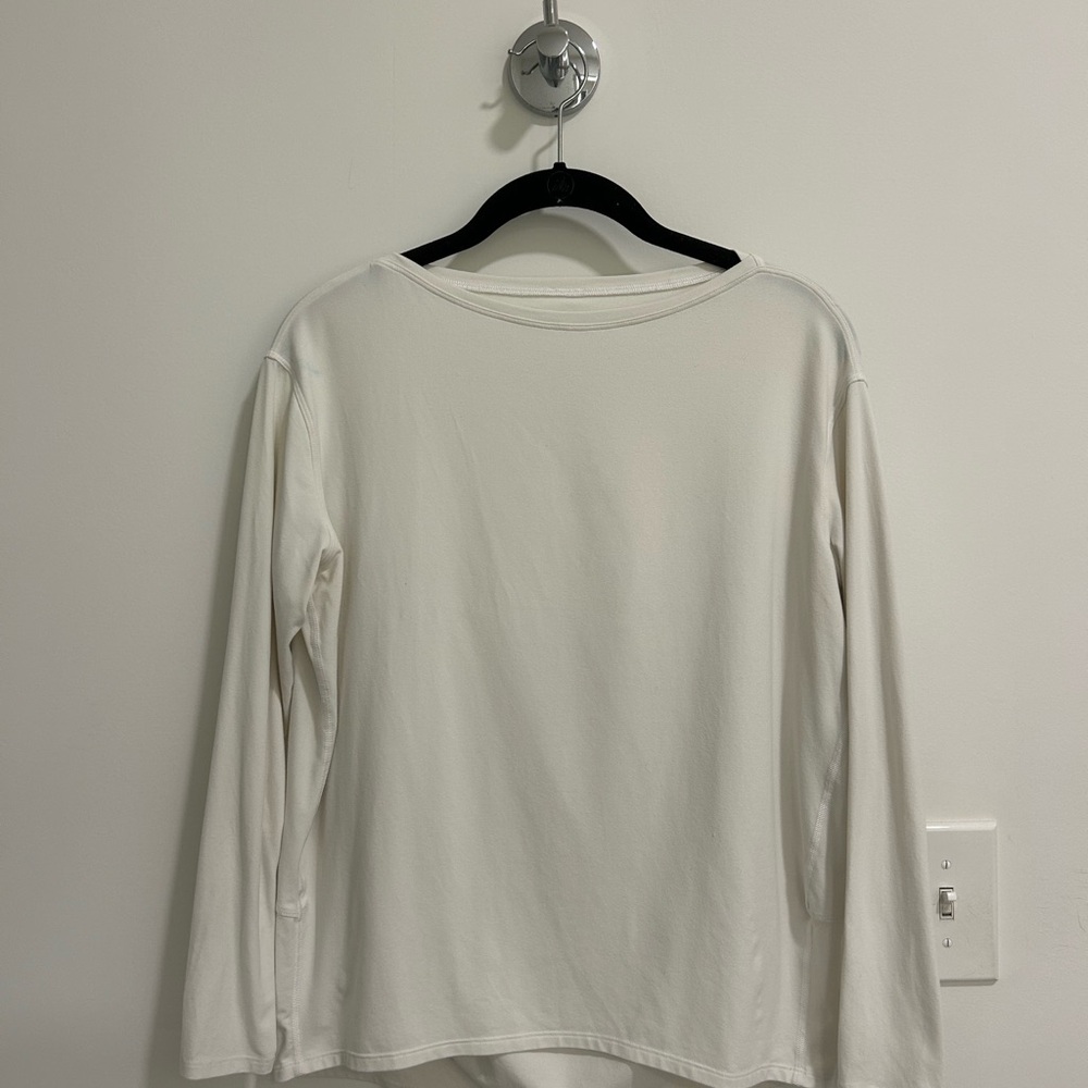 lululemon athletica White Long Sleeve Tee
